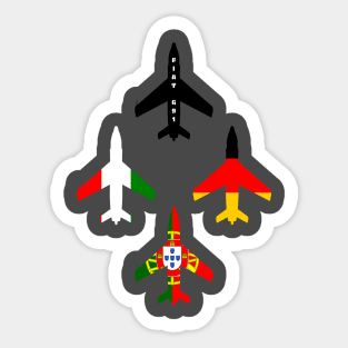 Fiat G.91 and operators Sticker